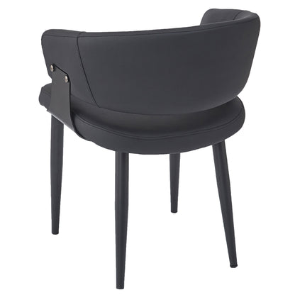Sloane Dining/Lounge Chair, Set of 4 – Black and Black – 3