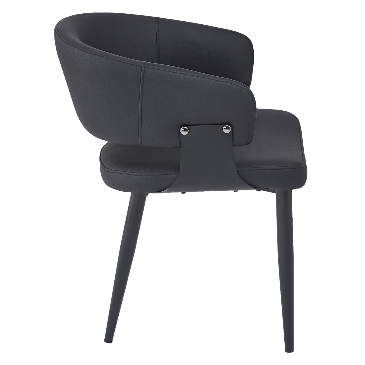 Sloane Dining/Lounge Chair, Set of 4 – Black and Black – 4