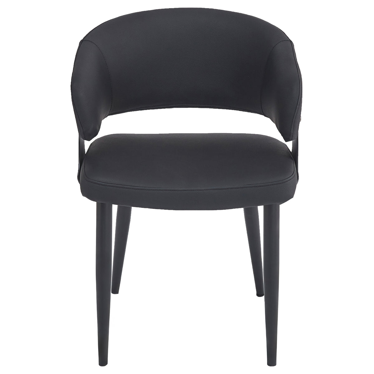 Sloane Dining/Lounge Chair, Set of 4 – Black and Black – 5