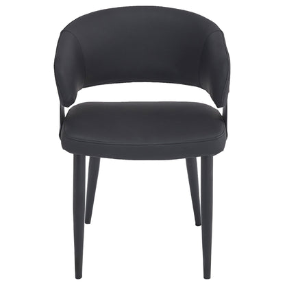 Sloane Dining/Lounge Chair, Set of 4 – Black and Black – 5