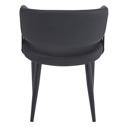 Sloane Dining/Lounge Chair, Set of 4 – Black and Black – 6