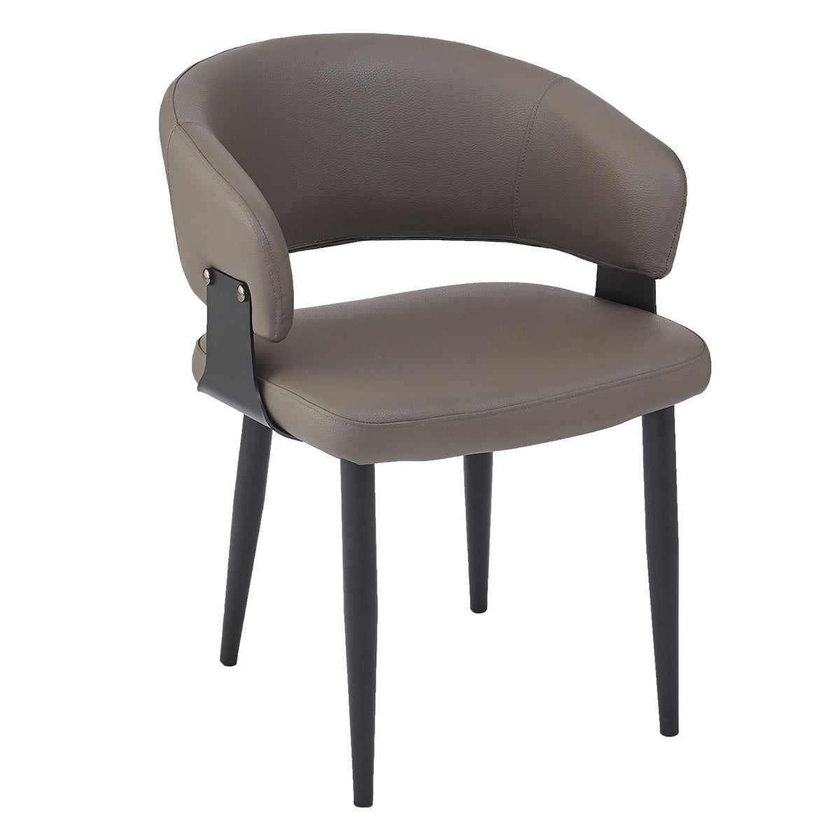 Sloane Dining/Lounge Chair, Set of 4 – Stone and Black – 2