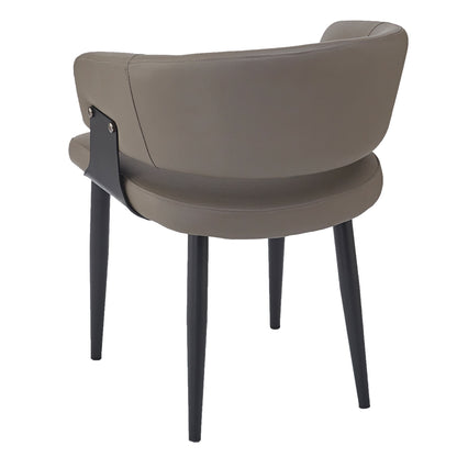Sloane Dining/Lounge Chair, Set of 4 – Stone and Black – 3