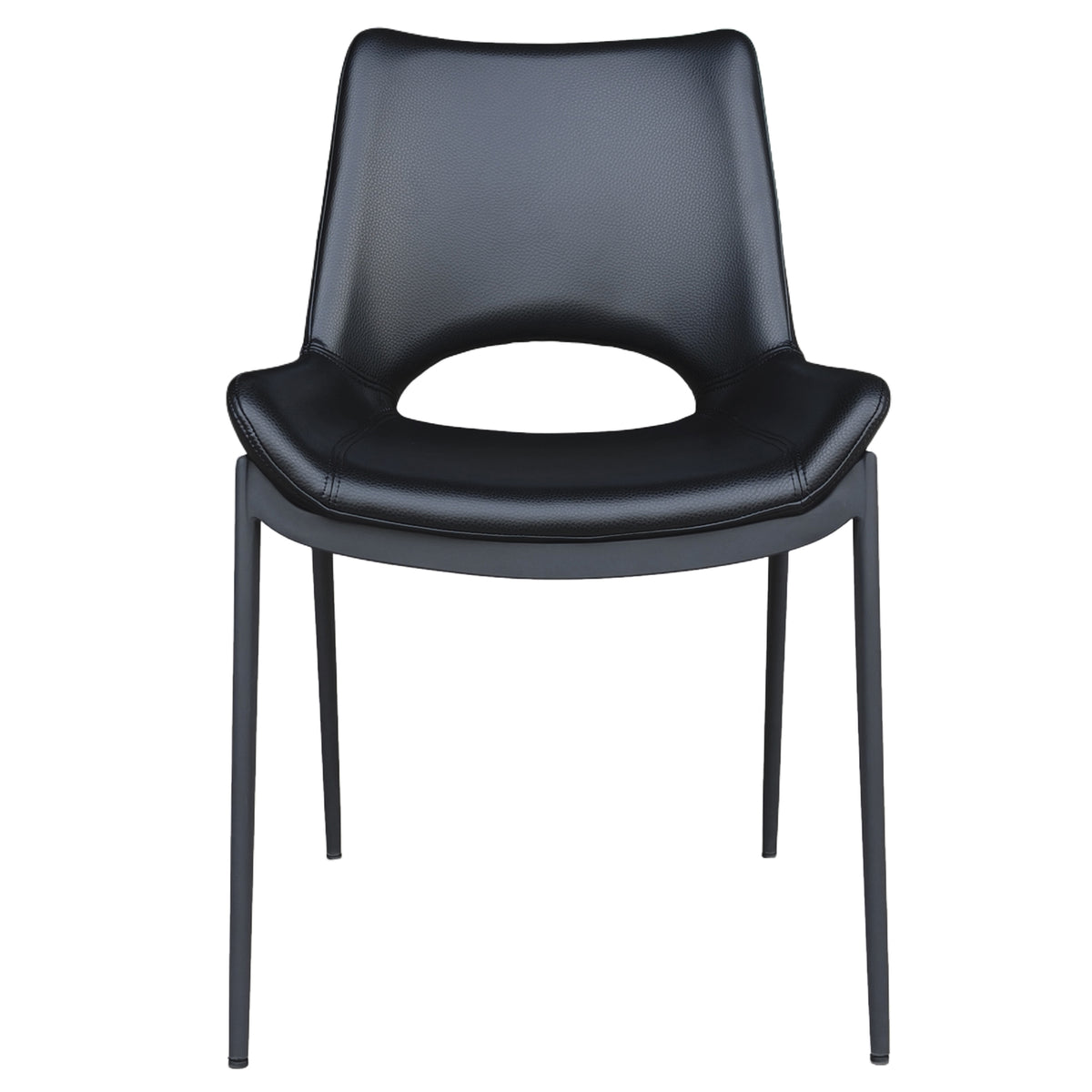 Icona Dining/Lounge Chair, Set of 6 – Black and Black – 5