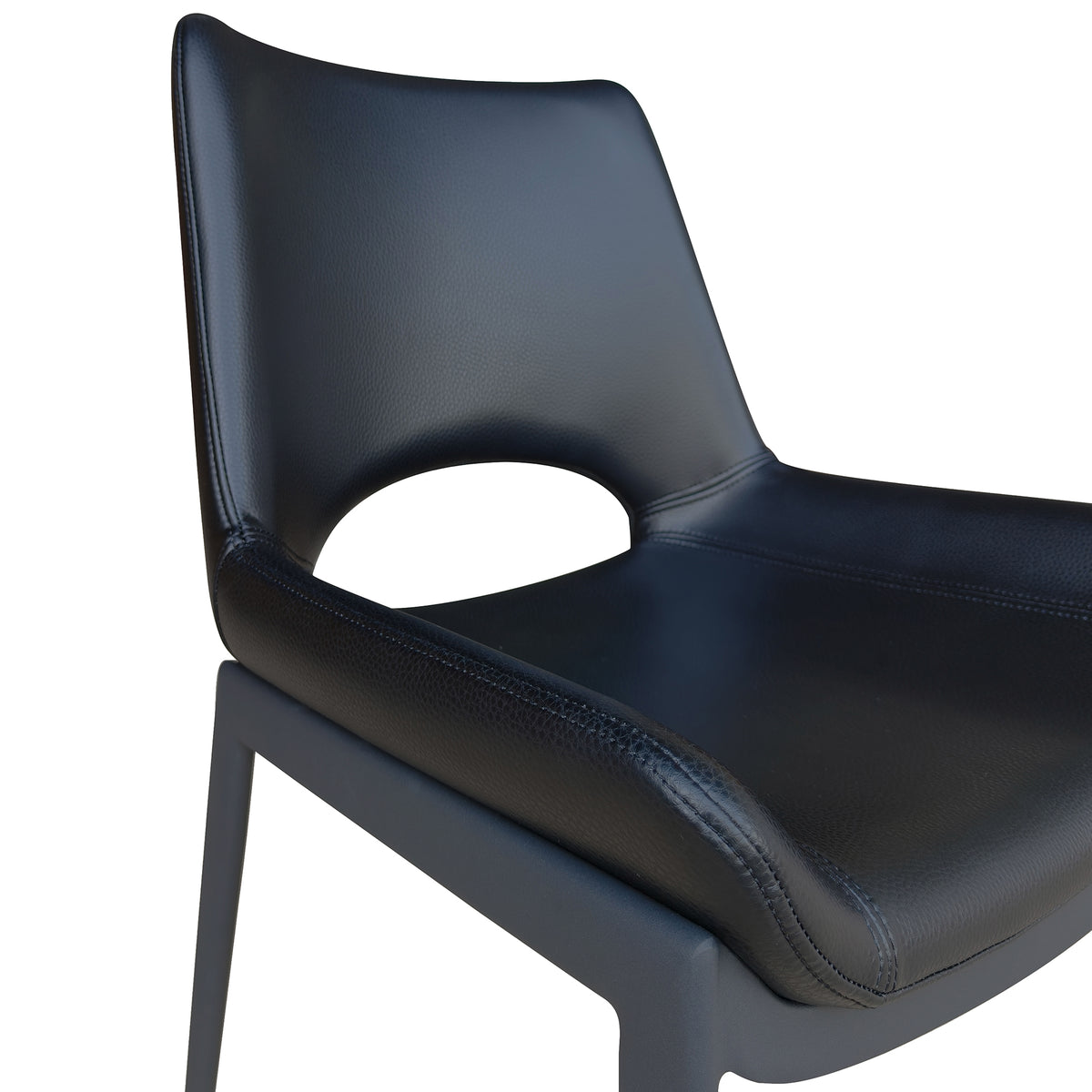 Icona Dining/Lounge Chair, Set of 6 – Black and Black – 6