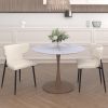 Olis Dining/Lounge Chair, Set of 2 in Beige and Black
