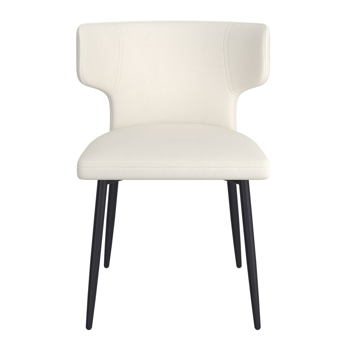 Olis Dining/Lounge Chair, Set of 2 in Beige and Black