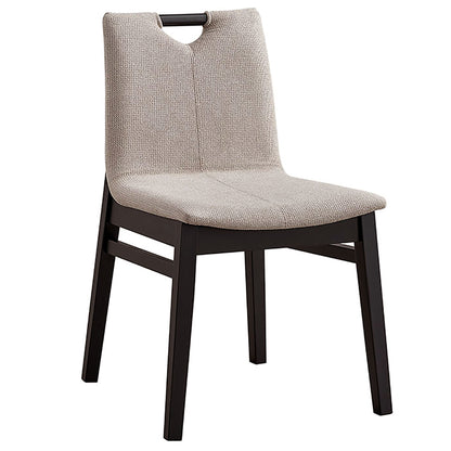 Argyle Dining Chair, Set of 2 in Beige and Black
