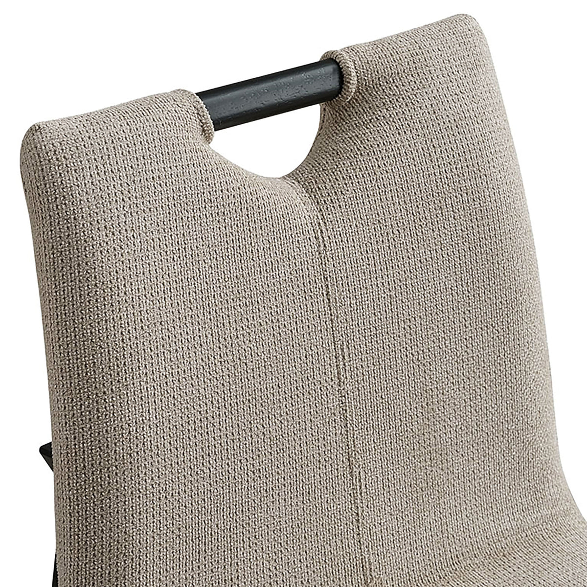 Argyle Dining Chair, Set of 2 in Beige and Black