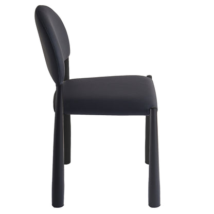 Auggie Dining/Lounge Chair, Set of 4 – Black and Black – 4