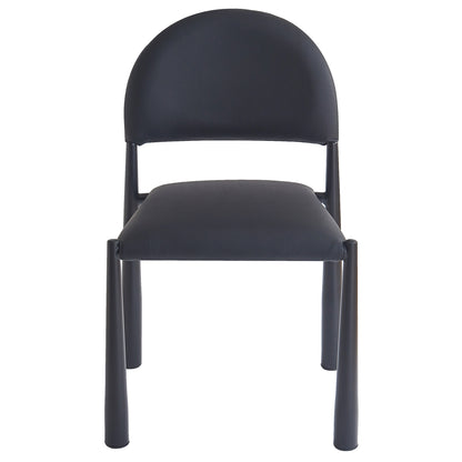 Auggie Dining/Lounge Chair, Set of 4 – Black and Black – 5