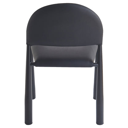 Auggie Dining/Lounge Chair, Set of 4 – Black and Black – 6