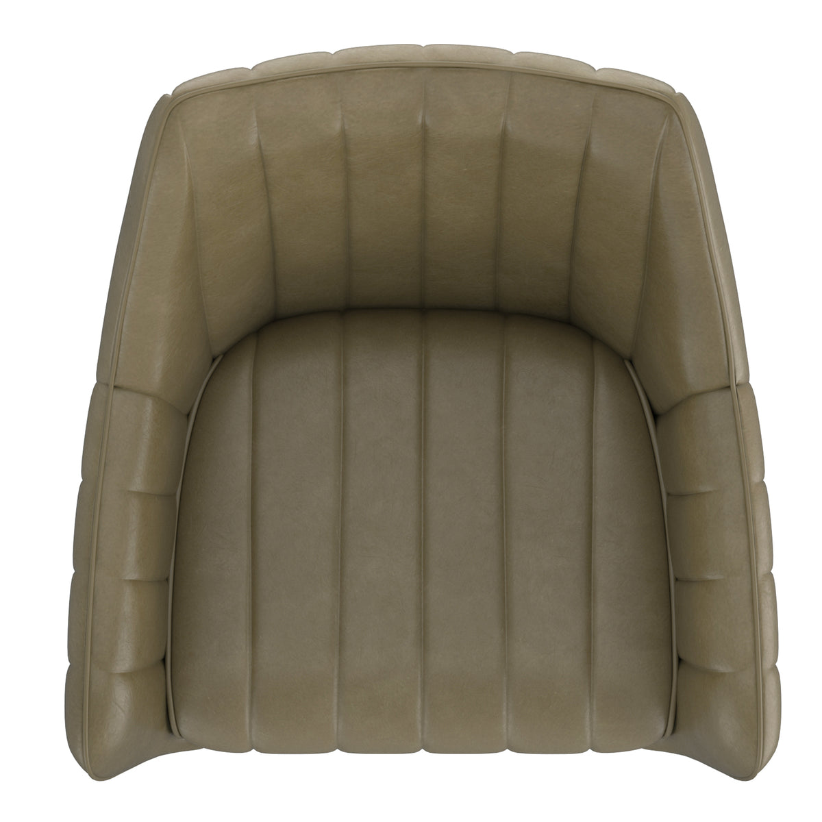 Talon Swivel Dining and Accent Chair, Set of 2 in Moss and Black