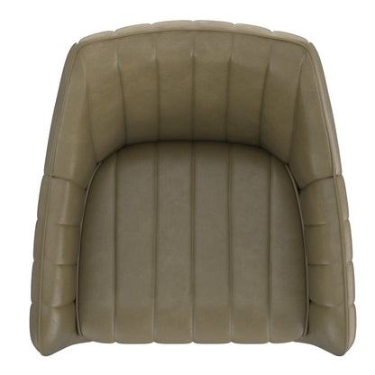 Talon Swivel Dining and Accent Chair, Set of 2 in Moss and Black