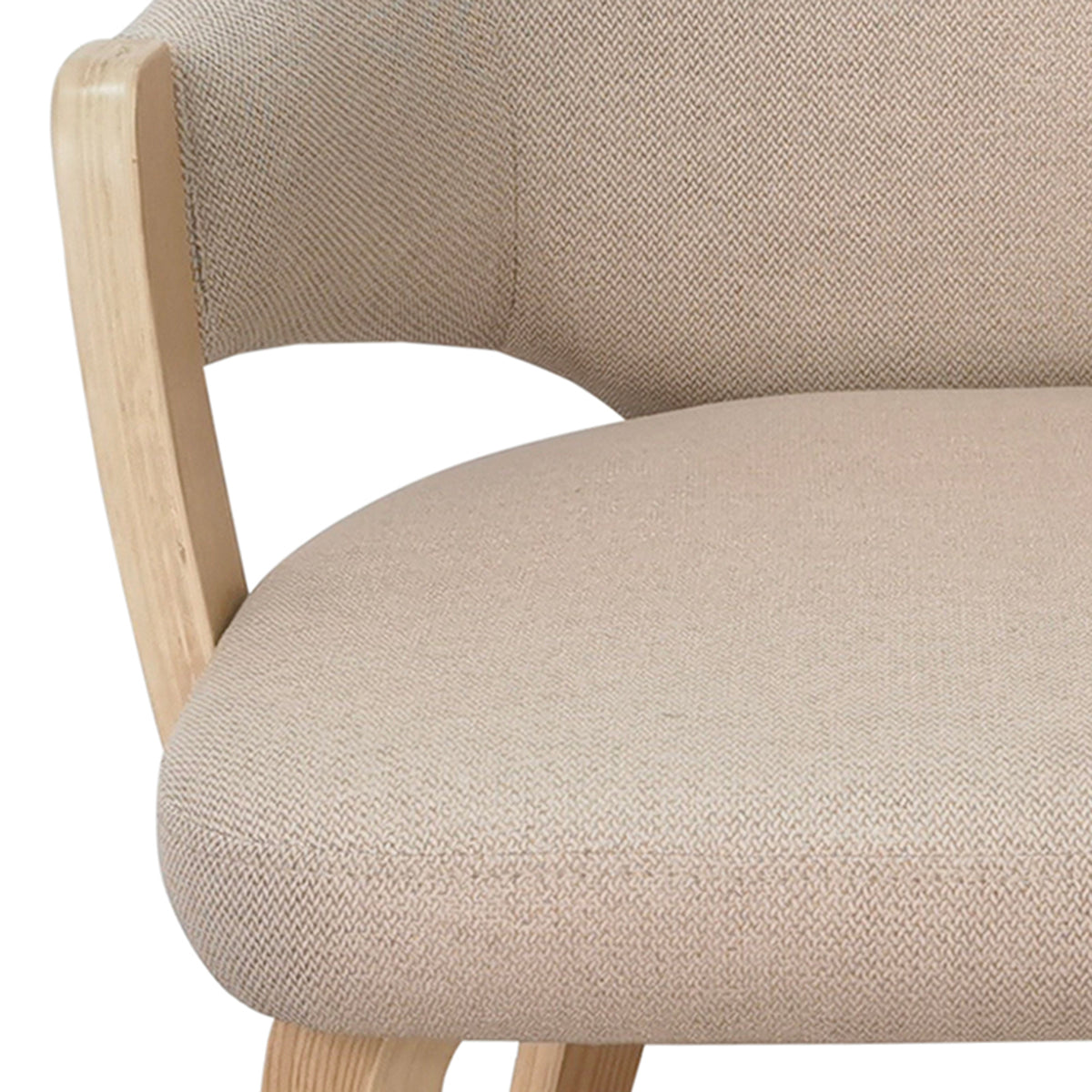 Freya Dining/Lounge Chair, Set of 2 – Toffee and Natural – 6