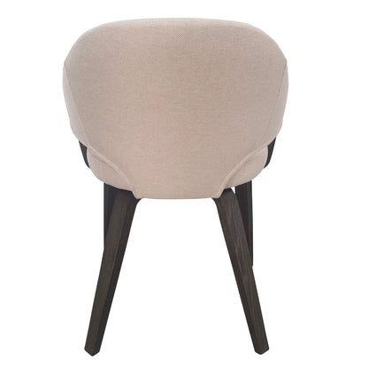 Freya Dining/Lounge Chair, Set of 2 – Toffee and Walnut – 3