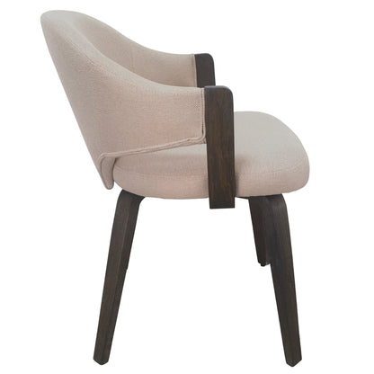 Freya Dining/Lounge Chair, Set of 2 – Toffee and Walnut – 4