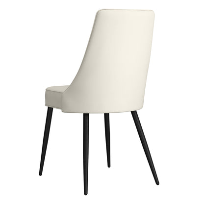 Koda Dining/Lounge Chair, Set of 2 in Beige and Black