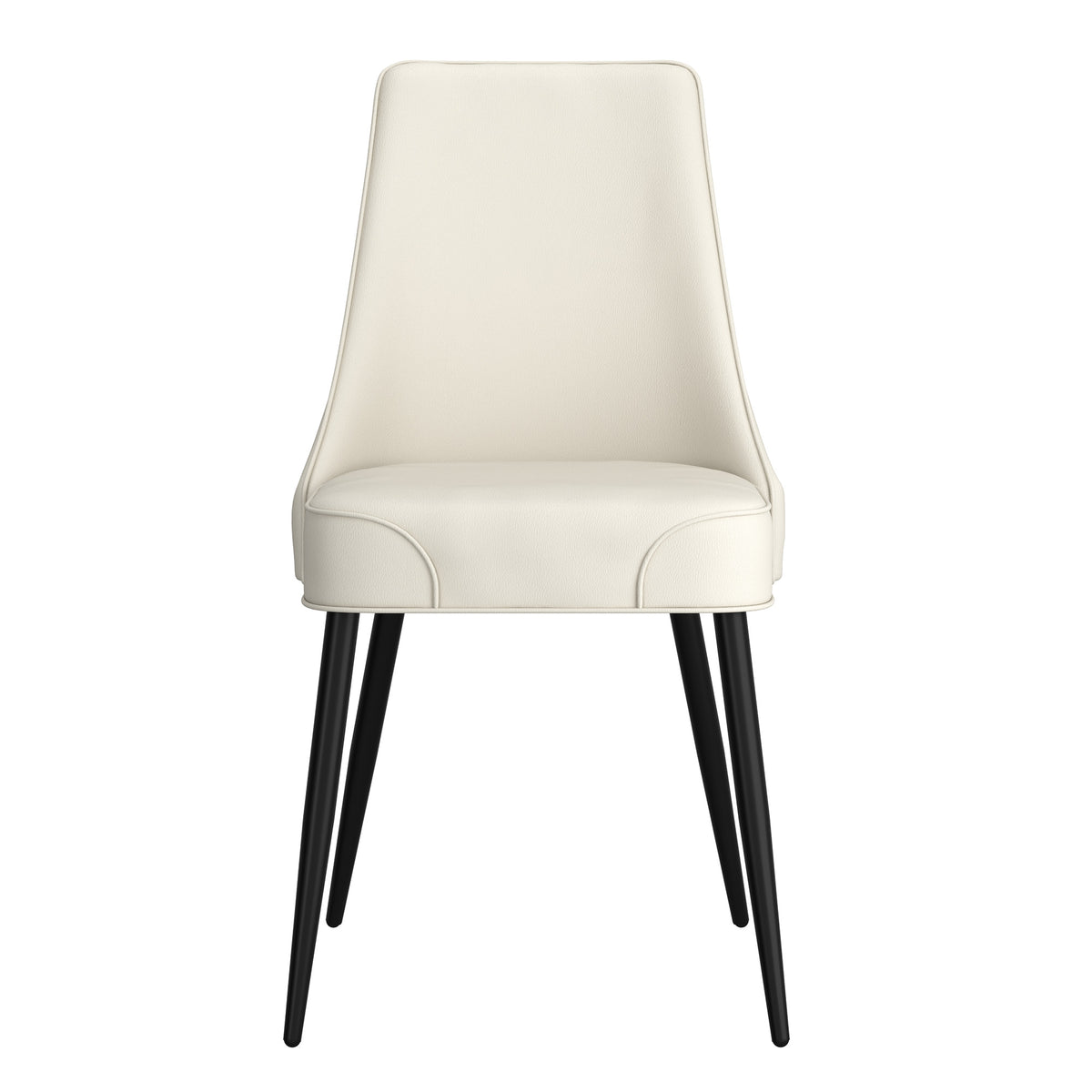 Koda Dining/Lounge Chair, Set of 2 in Beige and Black