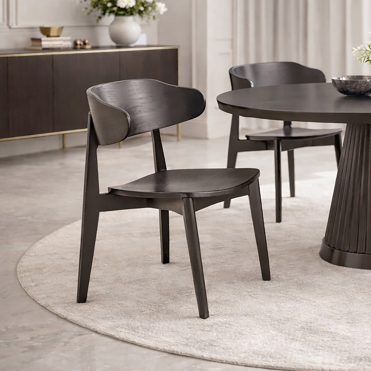 Khari Dining/Lounge Chair, Set of 2 – Mocha – 2