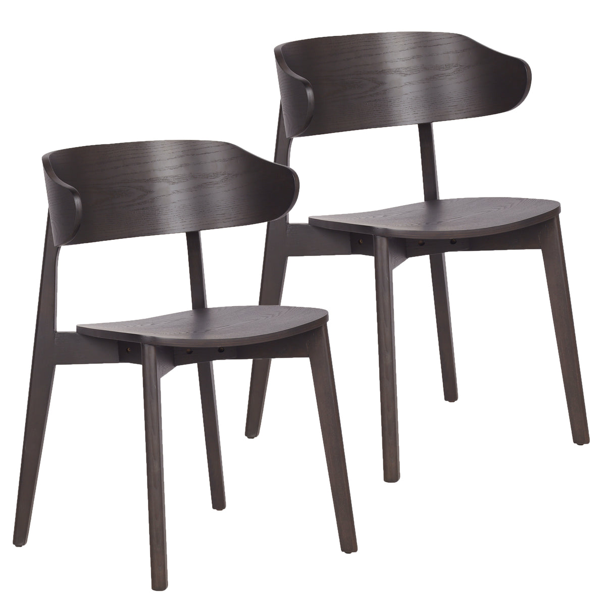 Khari Dining/Lounge Chair, Set of 2 – Mocha – 7
