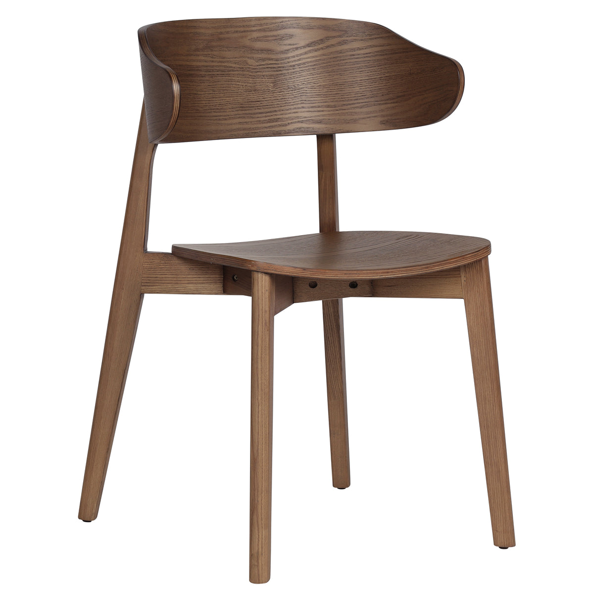 Khari Dining/Lounge Chair, Set of 2 – Walnut – 1