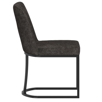 Dario Dining Chair, Set of 2 in Charcoal