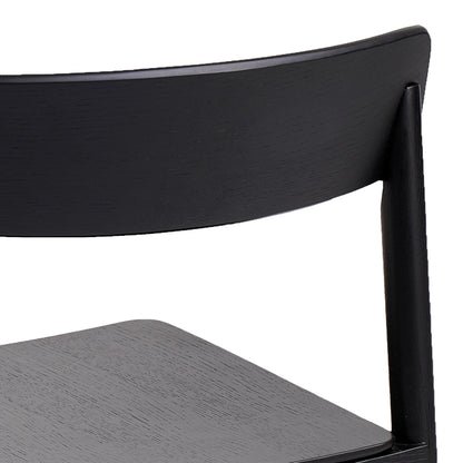Felix Dining/Lounge Chair, Set of 4 – Black – 6