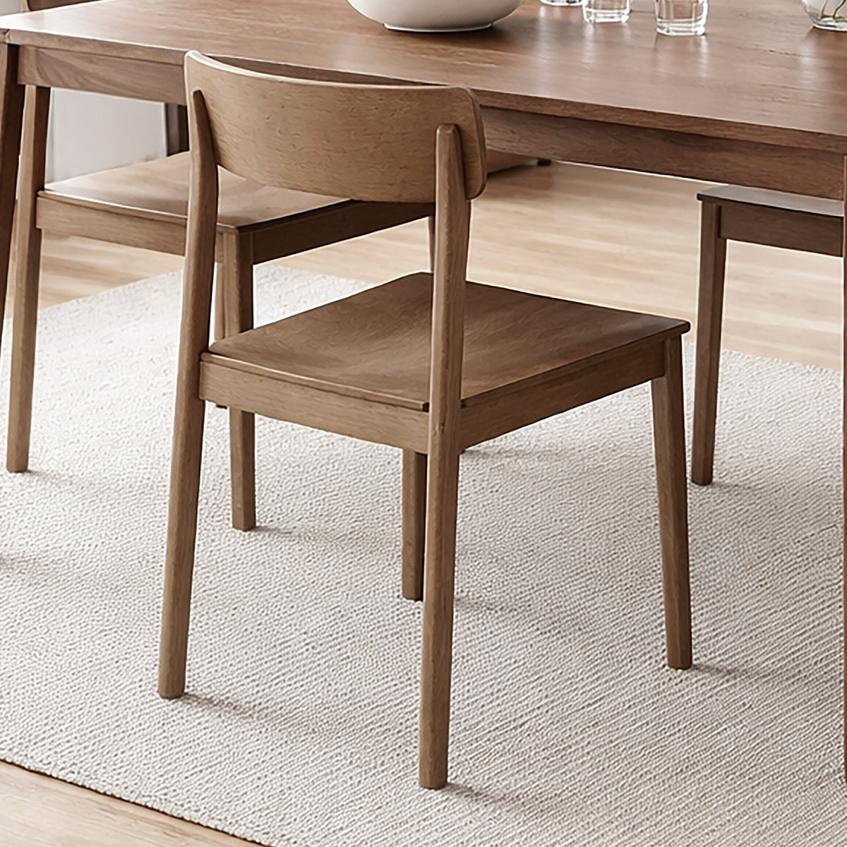 Felix Dining/Lounge Chair, Set of 4 – Walnut – 2