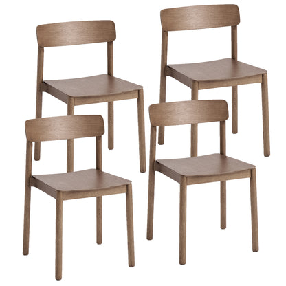 Felix Dining/Lounge Chair, Set of 4 – Walnut – 7