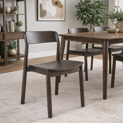 Jonas Dining/Lounge Chair, Set of 4 – Mocha – 2