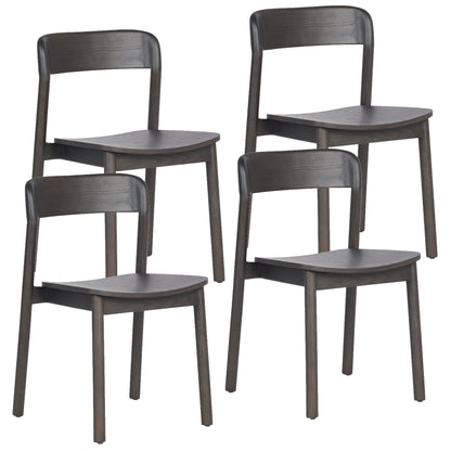 Jonas Dining/Lounge Chair, Set of 4 – Mocha – 7