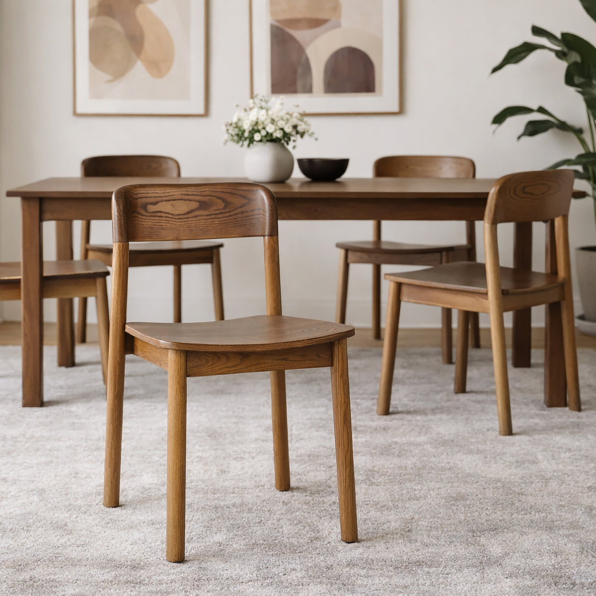 Jonas Dining/Lounge Chair, Set of 4 – Walnut – 2