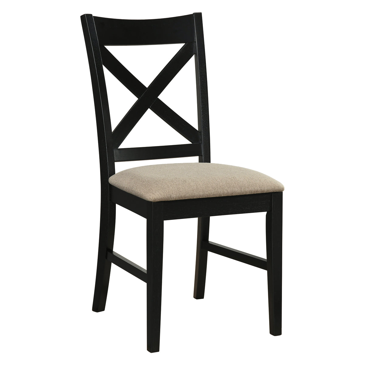 Lance Dining Chair, Set of 2 in Black
