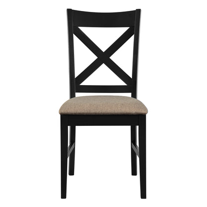 Lance Dining Chair, Set of 2 in Black