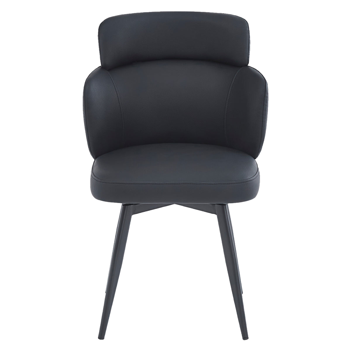 Razzo Dining Chair, Set of 4 – Black and Black – 5