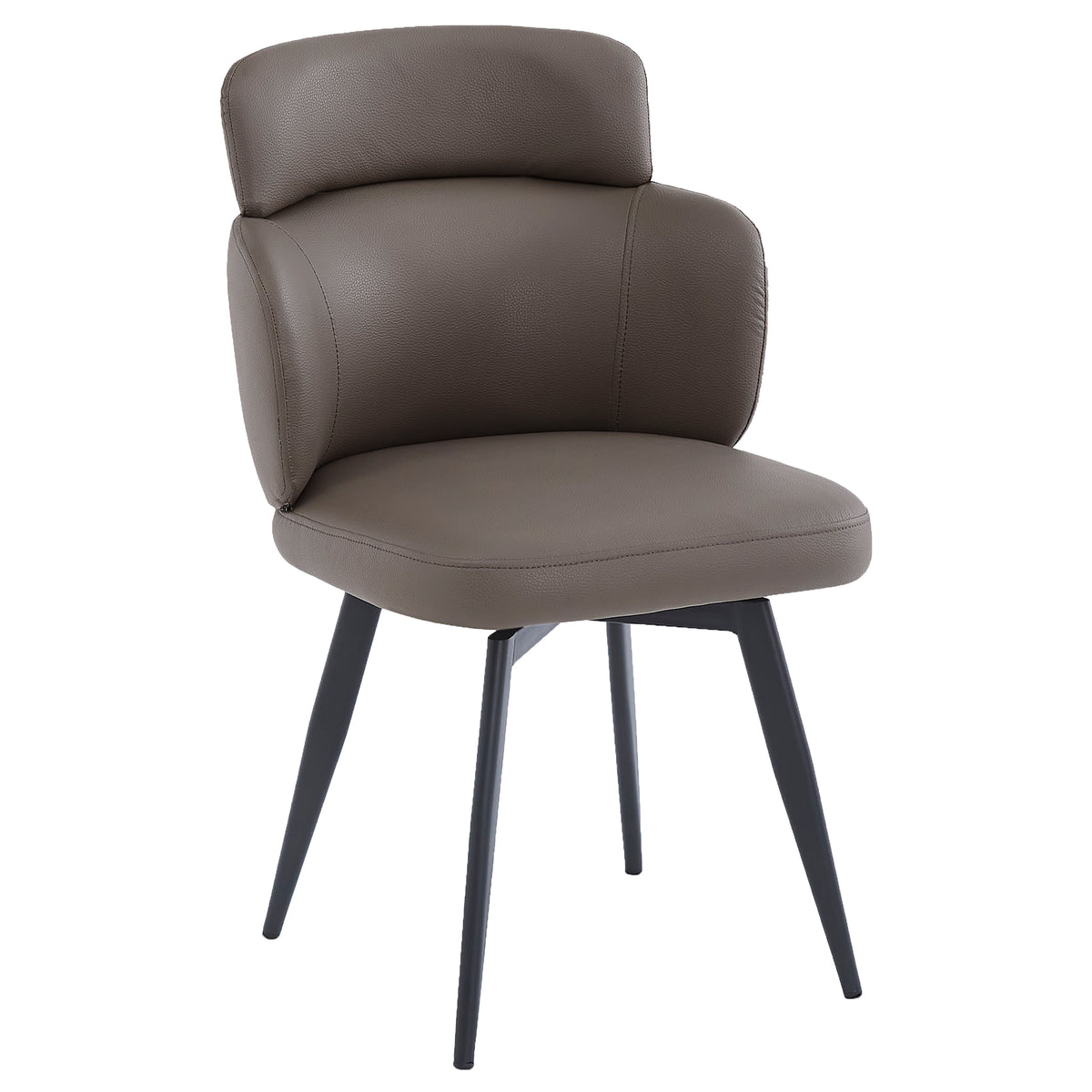 Razzo Dining Chair, Set of 4 – Stone and Black – 1