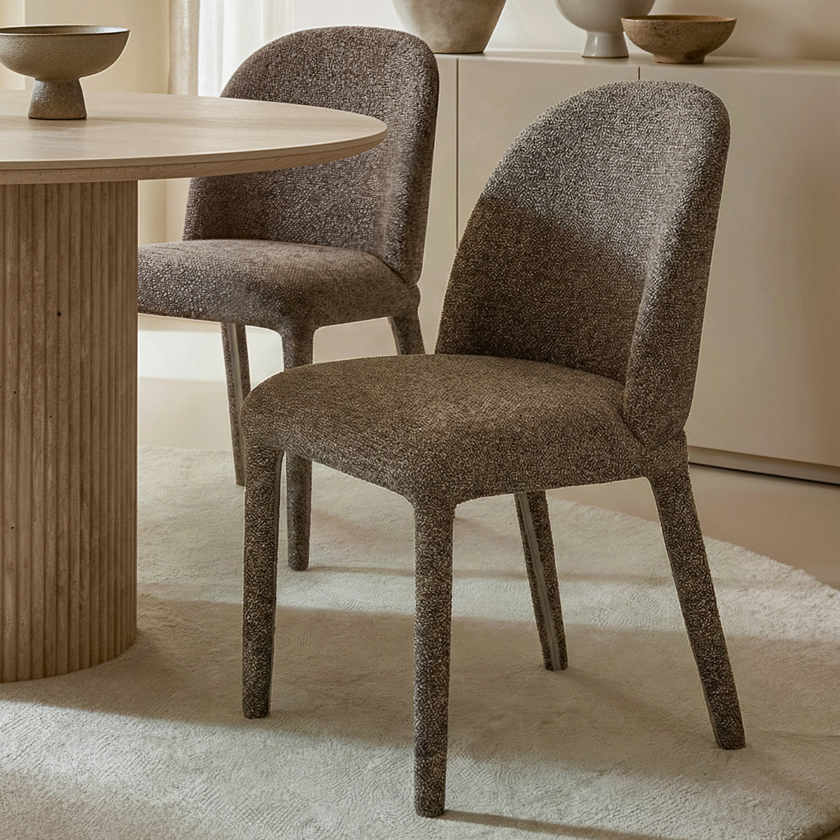 Kiara Dining/Lounge Chair, Set of 2 – Brown – 2