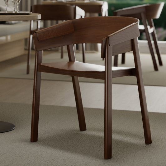 Mateo Dining/Lounge Chair, Set of 2 in Walnut