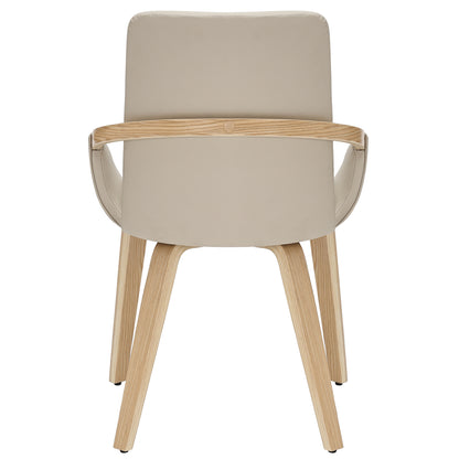 Caspian Dining/Lounge Chair, Set of 2 – Sand and Natural – 3