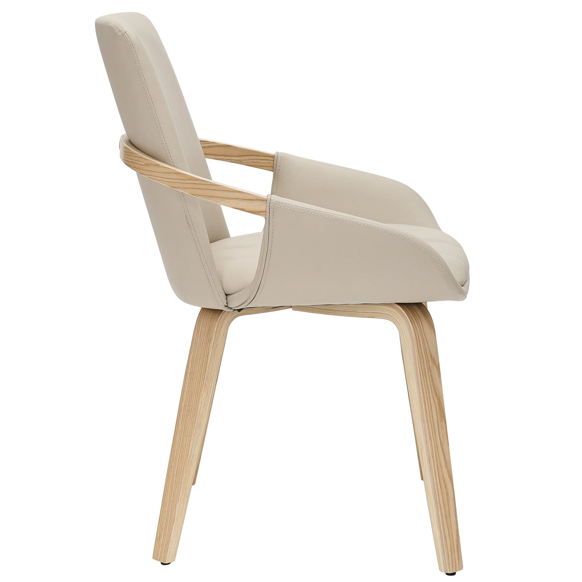 Caspian Dining/Lounge Chair, Set of 2 – Sand and Natural – 4