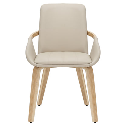 Caspian Dining/Lounge Chair, Set of 2 – Sand and Natural – 5