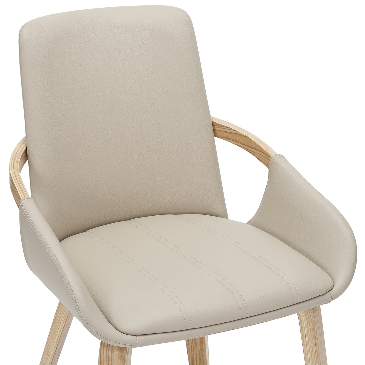 Caspian Dining/Lounge Chair, Set of 2 – Sand and Natural – 6