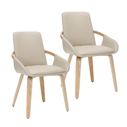 Caspian Dining/Lounge Chair, Set of 2 – Sand and Natural – 7
