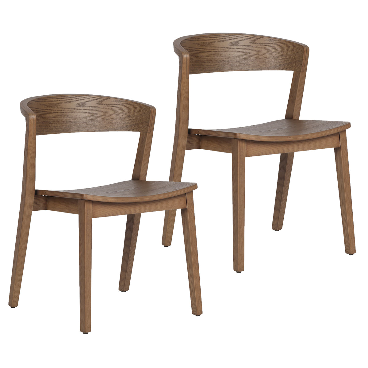 Nicco Dining/Lounge Chair, Set of 2 – Walnut – 7