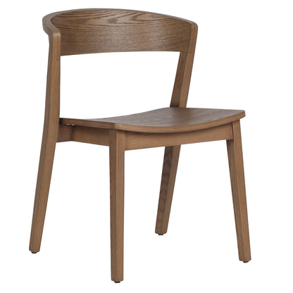 Nicco Dining/Lounge Chair, Set of 2 – Walnut – 1
