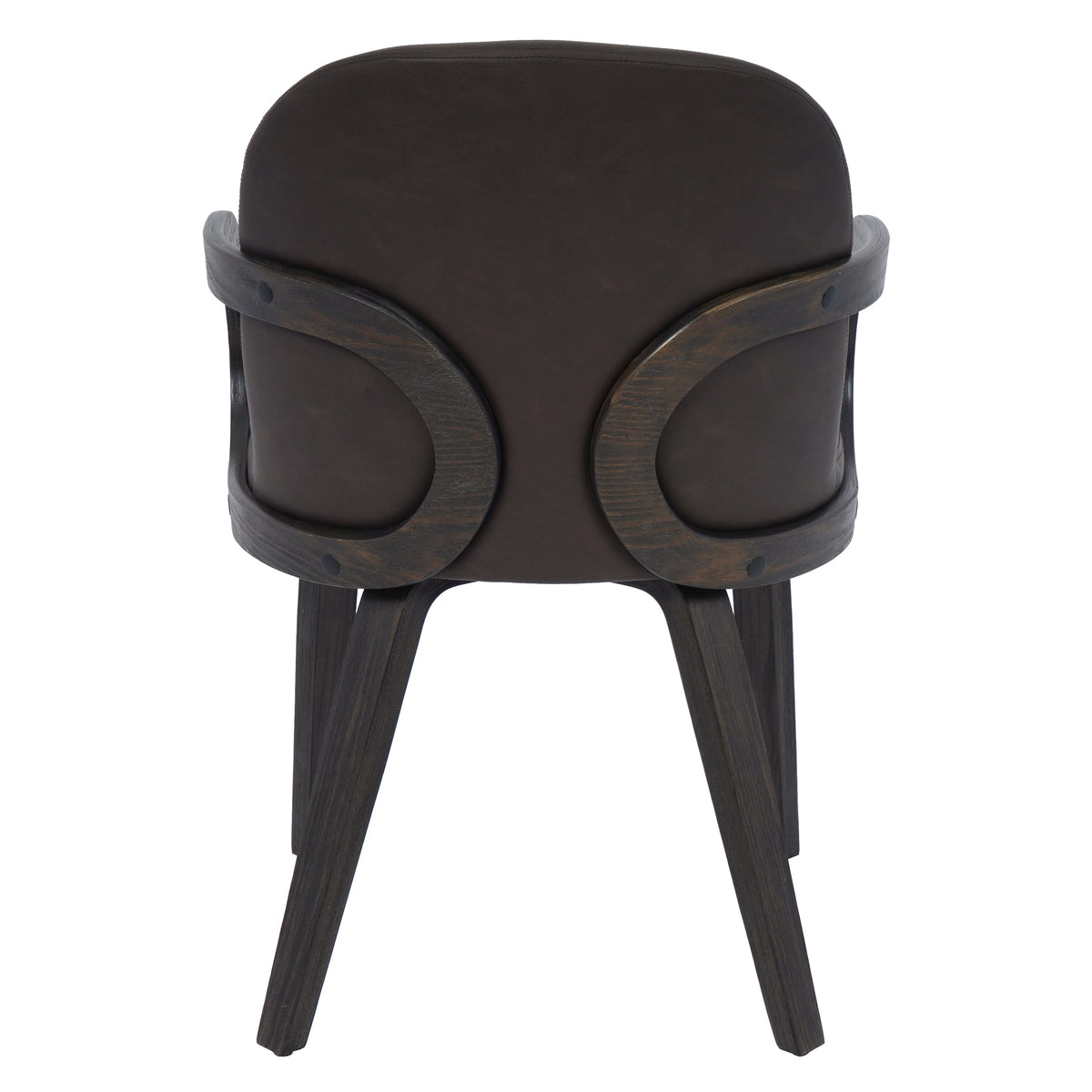 Celest Dining/Lounge Chair, Set of 2 – Brown and Dark Walnut – 3