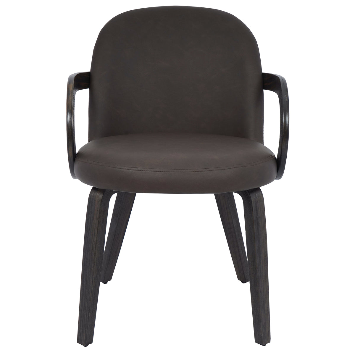 Celest Dining/Lounge Chair, Set of 2 – Brown and Dark Walnut – 5