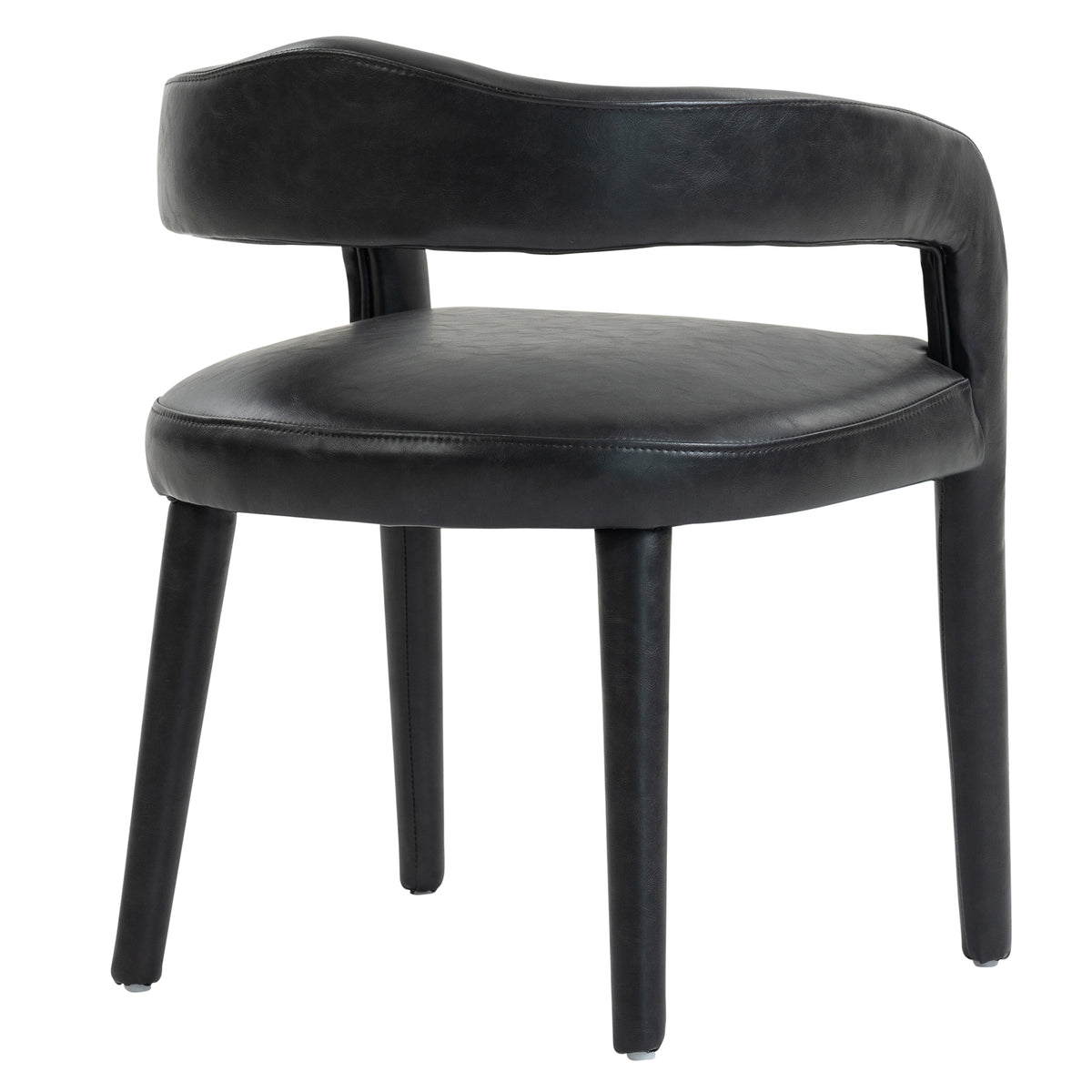 Caden Dining/Lounge Chair, Set of 2 – Charcoal – 3