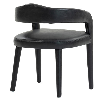 Caden Dining/Lounge Chair, Set of 2 – Charcoal – 3